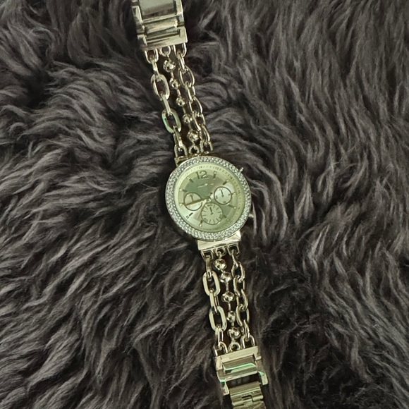 Accessories - Kendall & Kylie Women’s Quartz Gold Tone Watch Bold Chunky Chain Bracelet Style